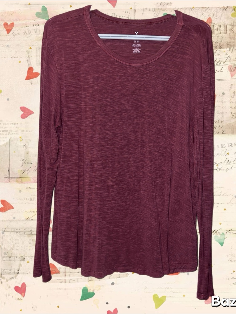 American Eagle Soft & Sexy Long-Sleeve Top
